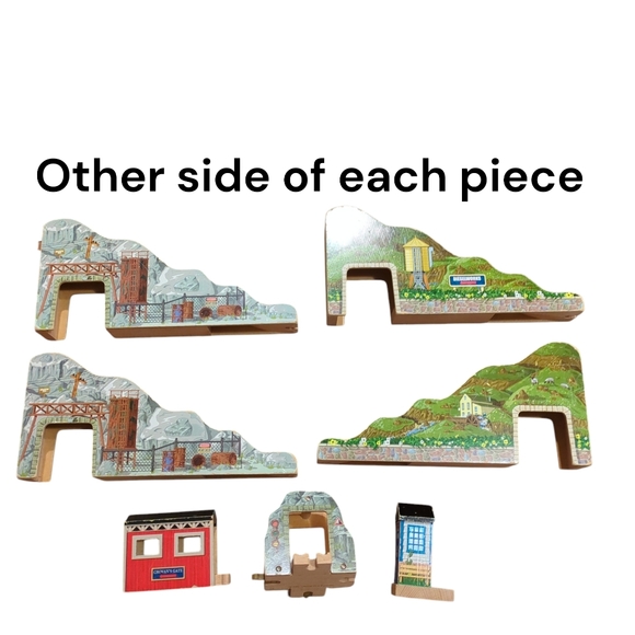 Rare Steamies & Diesels 4-in-1 Thomas & Friends Wood Railway Track Mountain Set - Picture 7 of 13